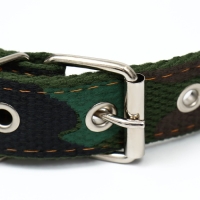 Ошейник брезентовый двухслойный "Камуфляж", 58 х 2,5 см