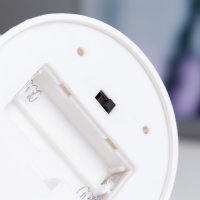 Ночник "Евлампия" LED 1Вт от батареек 2хАА белый 10х10х12см RISALUX Ночник "Евлампия" LED 1Вт от батареек 2хАА белый 10х10х12см RISALUX