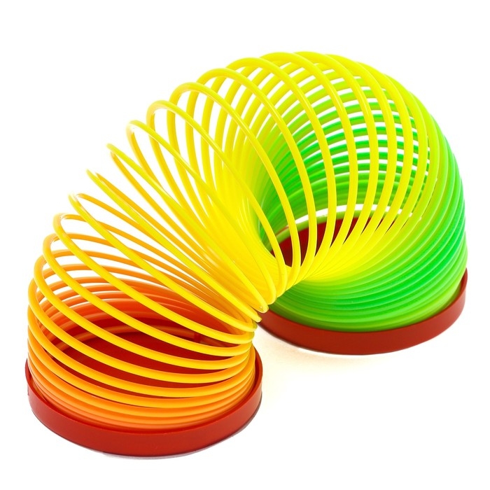 Новый год! Пружинка радуга &laquo;Змея удачи&raquo;, цвета МИКС, d.-5см, новогодний подарок