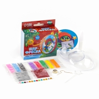 Ёлочный шар - фреска своими руками на новый год «Змея», новогодний набор для творчества Ёлочный шар - фреска своими руками на новый год «Змея», новогодний набор для творчества