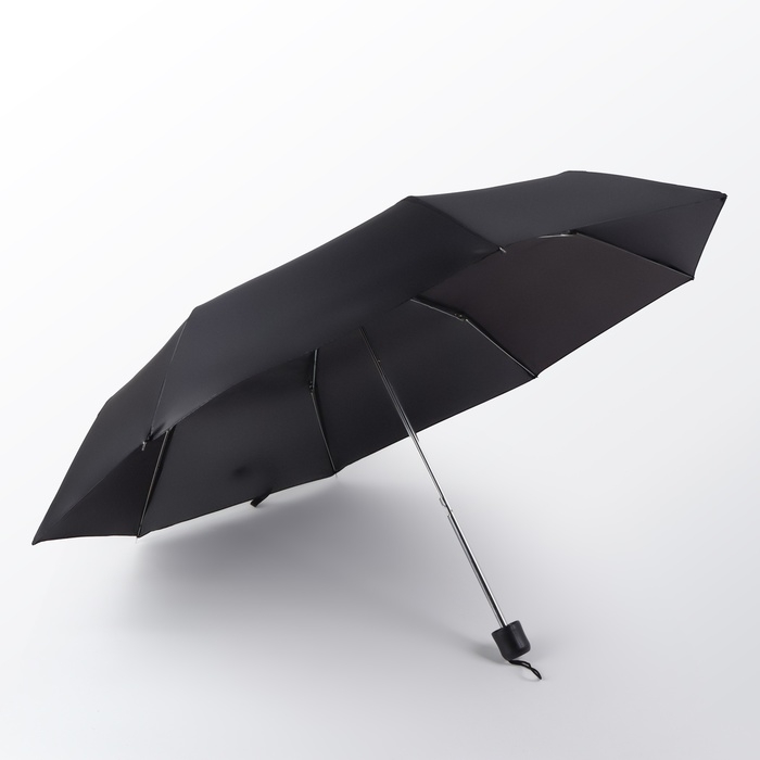 Зонт механический &laquo;Однотон&raquo;, 3 сложения, 8 спиц, R = 48/55 см, D = 112 см, цвет МИКС