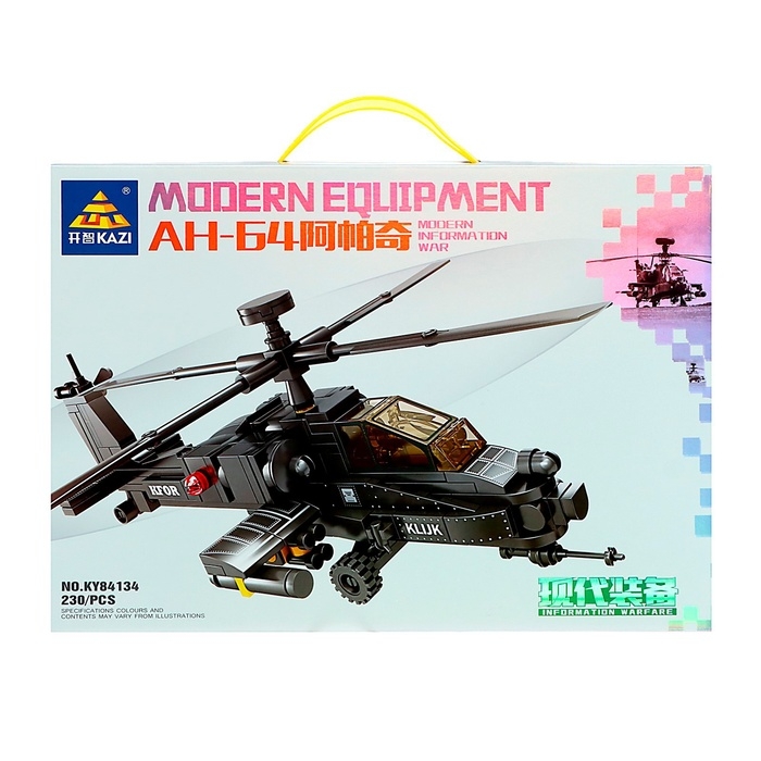 Конструктор &laquo;Штурмовой вертолёт АН-64&raquo;, 230 деталей