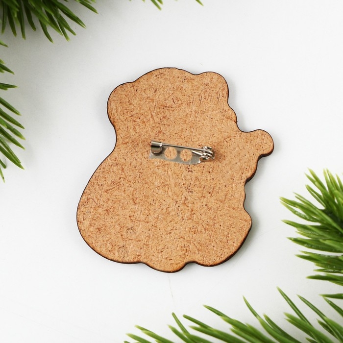 Подарочный набор новогодний, блокнот и значок &laquo;С новым счастьем&raquo;