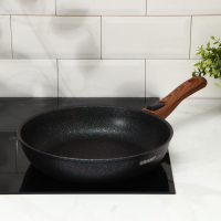 Сковорода Granit ultra blue, d=28 cм, съёмная ручка, антипригарное покрытие, цвет чёрный Сковорода Granit ultra blue, d=28 cм, съёмная ручка, антипригарное покрытие, цвет чёрный