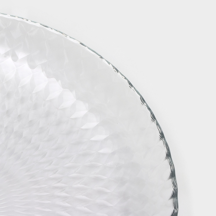 Тарелка десертная стеклянная «Идиллия», d=19 см Тарелка десертная стеклянная «Идиллия», d=19 см