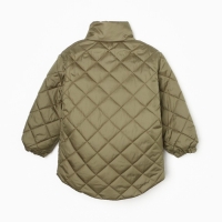Куртка детская стеганая, цвет хаки, рост 98 см