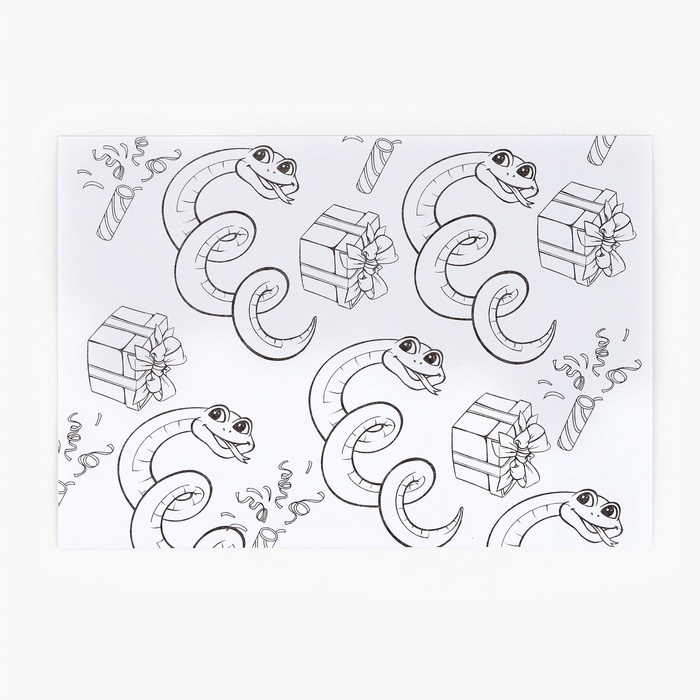 Раскраска антистресс на новый год. Открытки для вдохновения &laquo;В ожидании Нового года&raquo;, А6