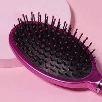 Расчёска массажная, 7,5 × 24 см, цвет малиновый Расчёска массажная, 7,5 × 24 см, цвет малиновый