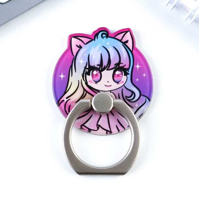 Попсокет для телефона &laquo;Аниме&raquo;, 3,5 х 3,7 см