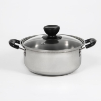 Кастрюля из нержавеющей стали Promo, 900 мл, 16×7 см, с крышкой Кастрюля из нержавеющей стали Promo, 900 мл, 16×7 см, с крышкой