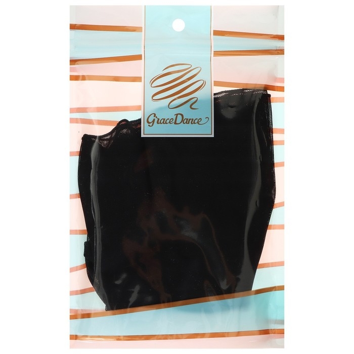 Юбка с запахом для гимнастики и танцев Grace Dance, р. 30-32, цвет чёрный