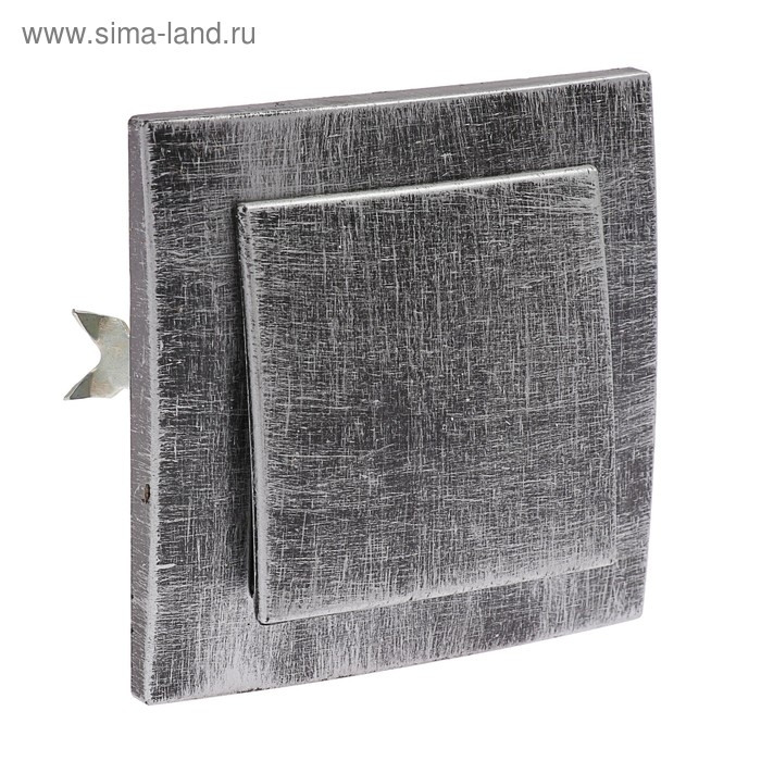 Выключатель Выключатель "Элект" VS 16-131-ЧС, 6 А, 1 клавиша, скрытый, цвет черный под серебро