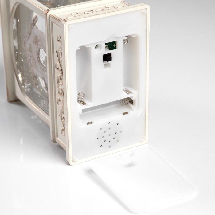 Фигура светодиодная &laquo;Рождество&raquo;, 21х13.3х8.1 см, музыка, батарейки ААх3 (не в комплекте), USB, свечение тёплое белое