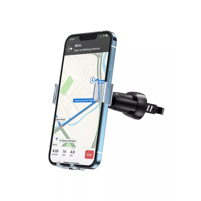 Автомобильный держатель Hoco H7, для 4.7-7 дюймов, чёрный Автомобильный держатель Hoco H7, для 4.7-7 дюймов, чёрный