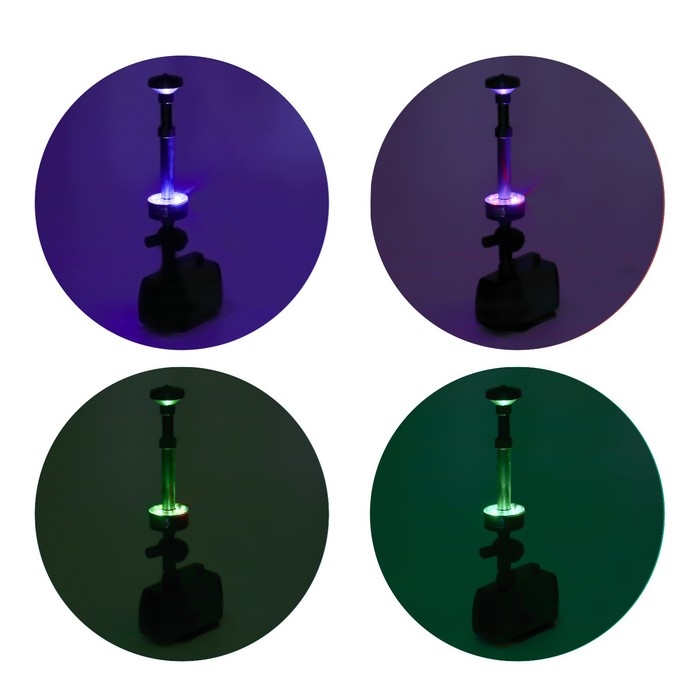 Фонтан садовый с подсветкой LED-10000FP, 100 Вт, h = 6 м, 6500 л/ч, 30 LED-ламп, кабель 5 м Фонтан садовый с подсветкой LED-10000FP, 100 Вт, h = 6 м, 6500 л/ч, 30 LED-ламп, кабель 5 м