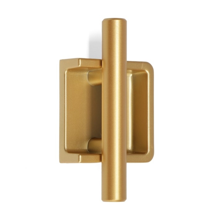 Ручка врезная, Ручка врезная, "Hidden", мо 32 мм, цвет сатиновое золото