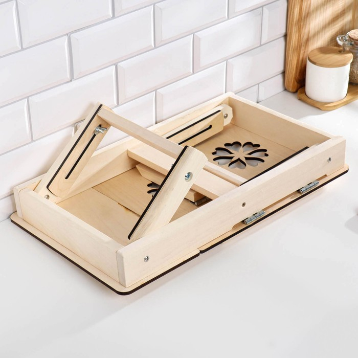 Столик для ноутбука складной "Цветок", 50&times;30&times;21см