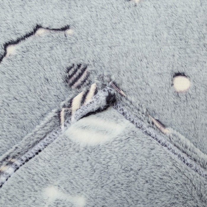 Плед светящийся 180х200 см &laquo;Планета&raquo;, велсофт 260г/м