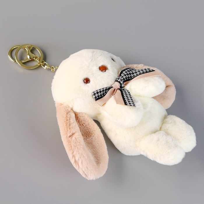 Мягкая игрушка &laquo;Зайка&raquo; на брелоке, 12 см