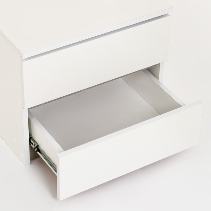 Тумба прикроватная Бейрут, 502х426х430, Белый/Бетон