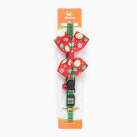 Ошейник "Подарки", 30 х 1 см, капрон, красный Ошейник "Подарки", 30 х 1 см, капрон, красный