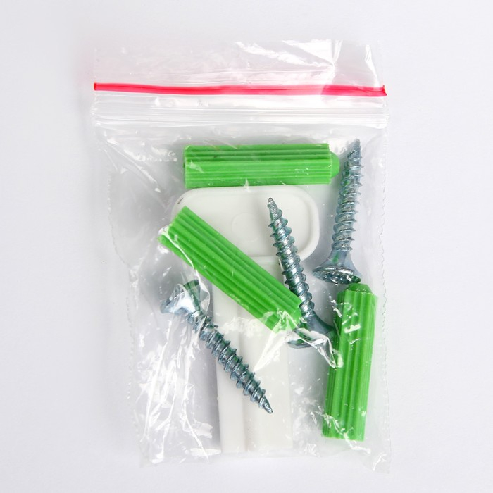 Диспенсер туалетной бумаги, 26&times;27,5&times;13 см, втулка 6,5 см, пластик, цвет белый