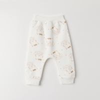 Комплект детский, цвет белый/бежевый, рост 68 см