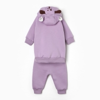 Комплект (кофточка/штанишки) детский НАЧЁС, цвет лаванда, рост 62 см