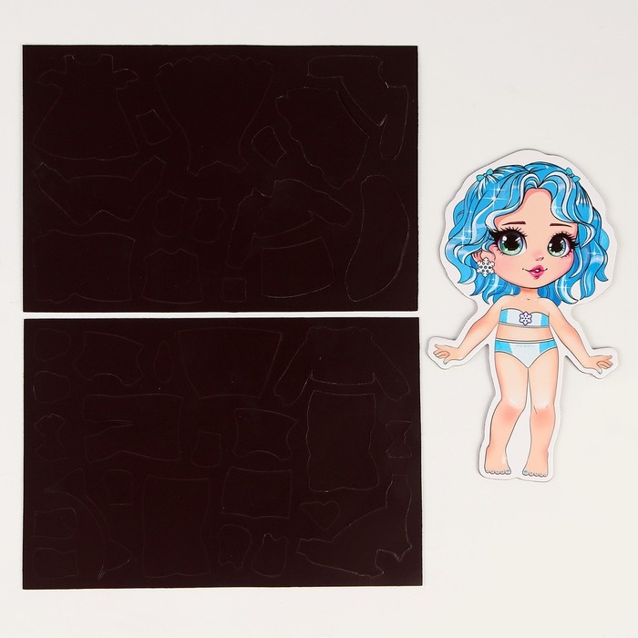 Новогодняя магнитная игра одевашка «Новый год! Зимняя принцесса» Новогодняя магнитная игра одевашка «Новый год! Зимняя принцесса»