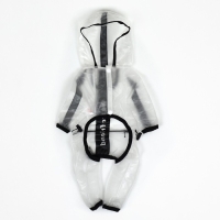 Дождевик-комбинезон для собак, р-р 6ХL (ДС 58, ОГ 86,5, ОШ 66 см, вес 50-60 кг), прозрачный 9382374 Дождевик-комбинезон для собак, р-р 6ХL (ДС 58, ОГ 86,5, ОШ 66 см, вес 50-60 кг), прозрачный 9382374