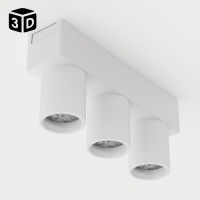 Светильник трековый ULTRA "Три бочонка" LED 6Вт 3000K-5700К CRI90 белый 12,2х2,6х5,5см Светильник трековый ULTRA "Три бочонка" LED 6Вт 3000K-5700К CRI90 белый 12,2х2,6х5,5см