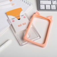 Чехол для бейджа с ушками «Лисичка», 7 х 12 см Чехол для бейджа с ушками «Лисичка», 7 х 12 см