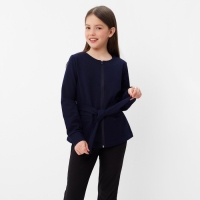 Школьный кардиган для девочки, цвет синий, рост 158 см Школьный кардиган для девочки, цвет синий, рост 158 см
