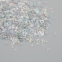Пайетки пластик "Серебряные искорки" 0,4 см, набор 12 гр, Пайетки пластик "Серебряные искорки" 0,4 см, набор 12 гр,