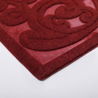 Коврик влаговпитывающий придверный без окантовки &laquo;Welcome Вензель&raquo;, 45&times;75 см, цвет МИКС