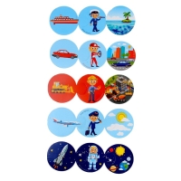 Пазлы логические 3 в 1 «Транспорт и профессии» Пазлы логические 3 в 1 «Транспорт и профессии»