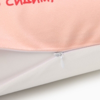 Новый год. Символ года. Змея. Чехол на подушку Этель &laquo;Хорошо сидим, девочки&raquo; 40х40 см, велюр