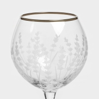 Набор стеклянных фужеров &laquo;Лаванда&raquo;, 350 мл, 6 шт