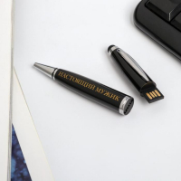 Ручка флеш-карта на открытке &laquo;Настоящий мужик&raquo;, 4 ГБ