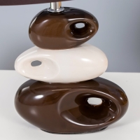 Светильник "Желание" коричнево- белый 1x25W E14 12,5x19,5x31 см RISALUX Светильник "Желание" коричнево- белый 1x25W E14 12,5x19,5x31 см RISALUX