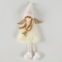 Новый год! Ёлочное украшение кукла &laquo;Фея&raquo;, белая