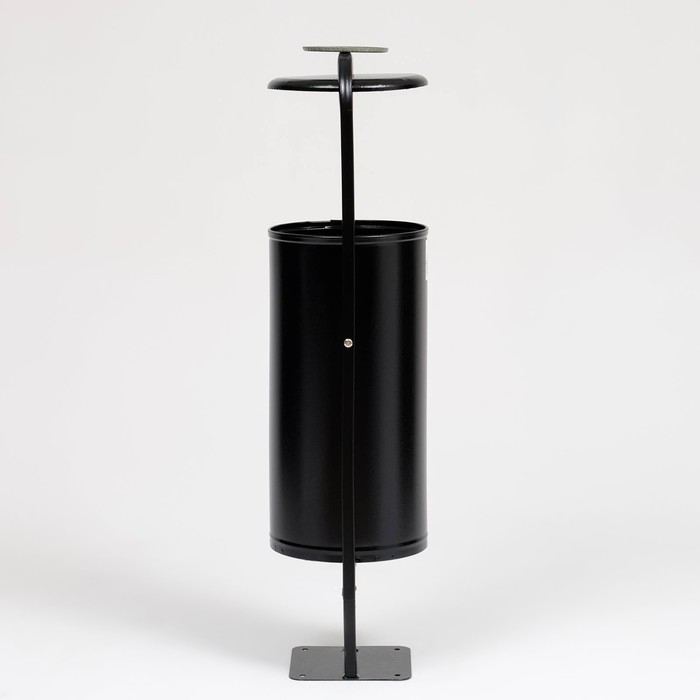 Урна уличная &laquo;Сатурн&raquo; 28 л, 104 х 31 х 26,5 см, черная, бак 0,6 мм