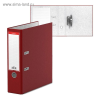 Папка&ndash;регистратор А4, 80 мм, ErichKrause "Business", с арочным механизмом, бордовая