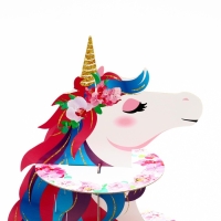 Подставка для пирожных «Единорог» Подставка для пирожных «Единорог»