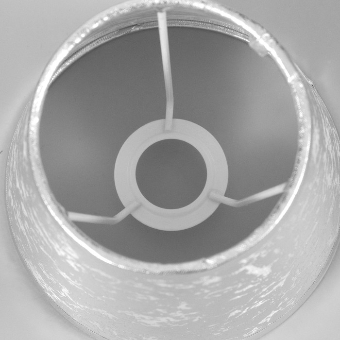 Абажур E27 серебро 15х15х13см Абажур E27 серебро 15х15х13см