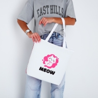 Шопер Meow, на молнии, 37х32х10см Шопер Meow, на молнии, 37х32х10см