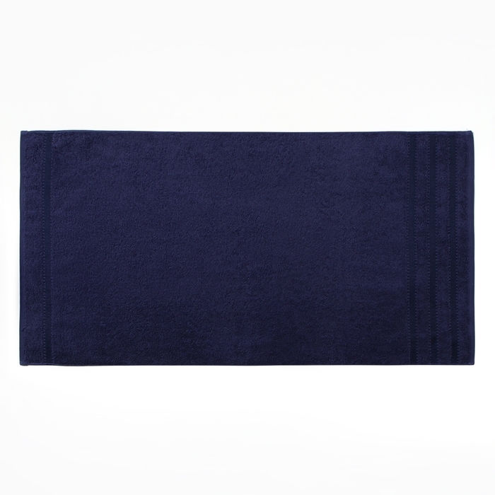 Набор полотенец в коробке Касадор 50х90см, 70х130см, тёмно-синий, махра 420г/м, хлопок 100%