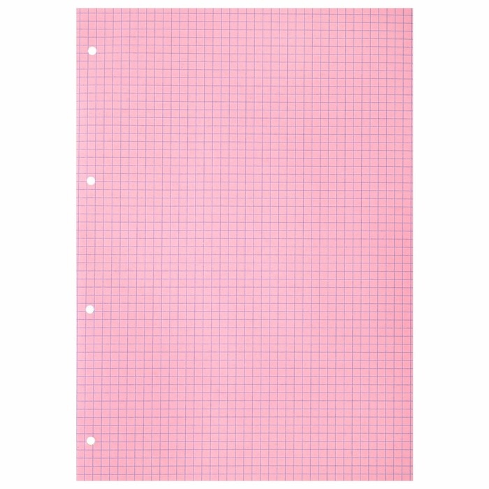 Сменный блок д/тетради на кольцах А4 120л, BRAUBERG, клетка, 4цв*30л 404519