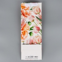 Пакет подарочный под бутылку, упаковка, «Цветы», 36 х 13 х 10 см Пакет подарочный под бутылку, упаковка, «Цветы», 36 х 13 х 10 см