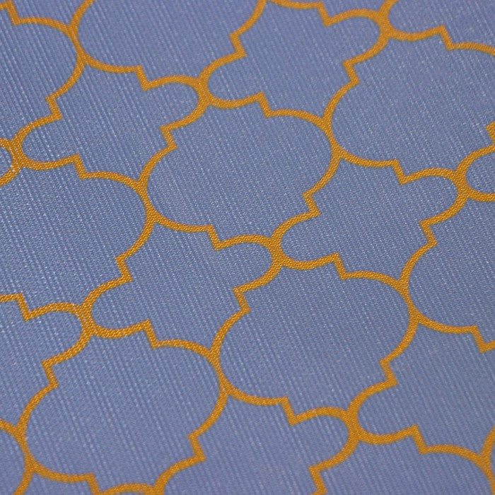 Клеёнка на стол Доляна &laquo;Орнамент&raquo;, на тканевой основе, ширина 137 см, рулон 20 м, толщина 0,22 мм, цвет серый